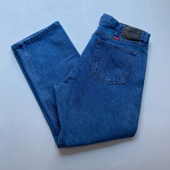 Wrangler Relaxed Fit Jeans Mens Size 36x29 Medium Wash - Picture 1 of 9